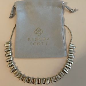 Kendra Scott Gold Adjustable necklace CZs NWOT